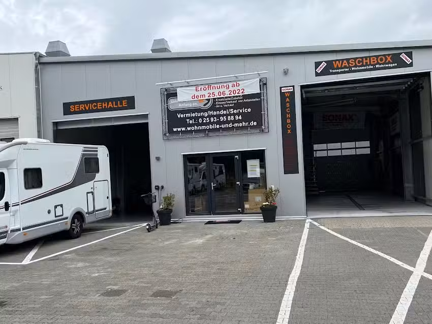 Lerner Vermietung von Wohnmobilen und Handel/Service &ndash; Zubeh&ouml;r Campingartikel &ndash; SB-Waschbox