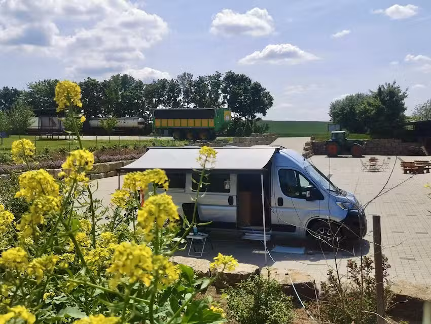 Wohnmobilstellplatz Marktbreit &ndash; AlpacaCamping